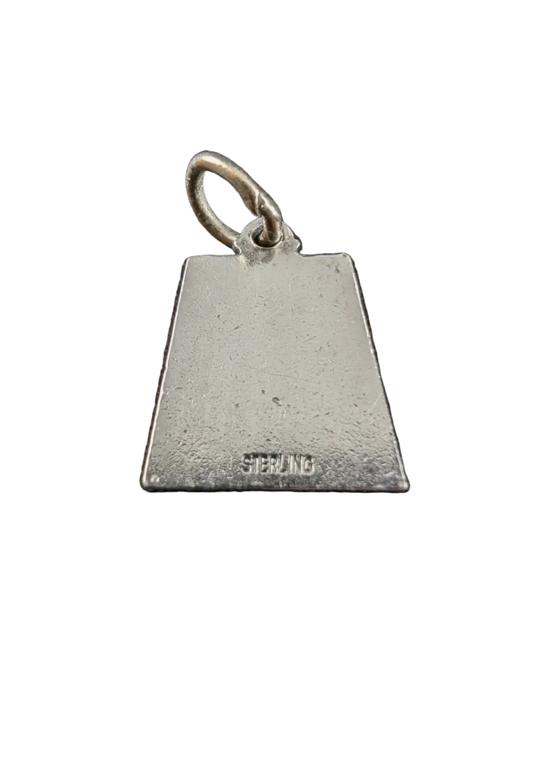 Vintage Silver Zodiac Charm • Capricorn