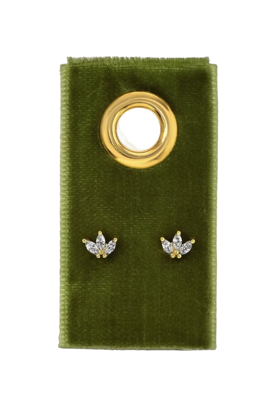 Triple Marquise Studs