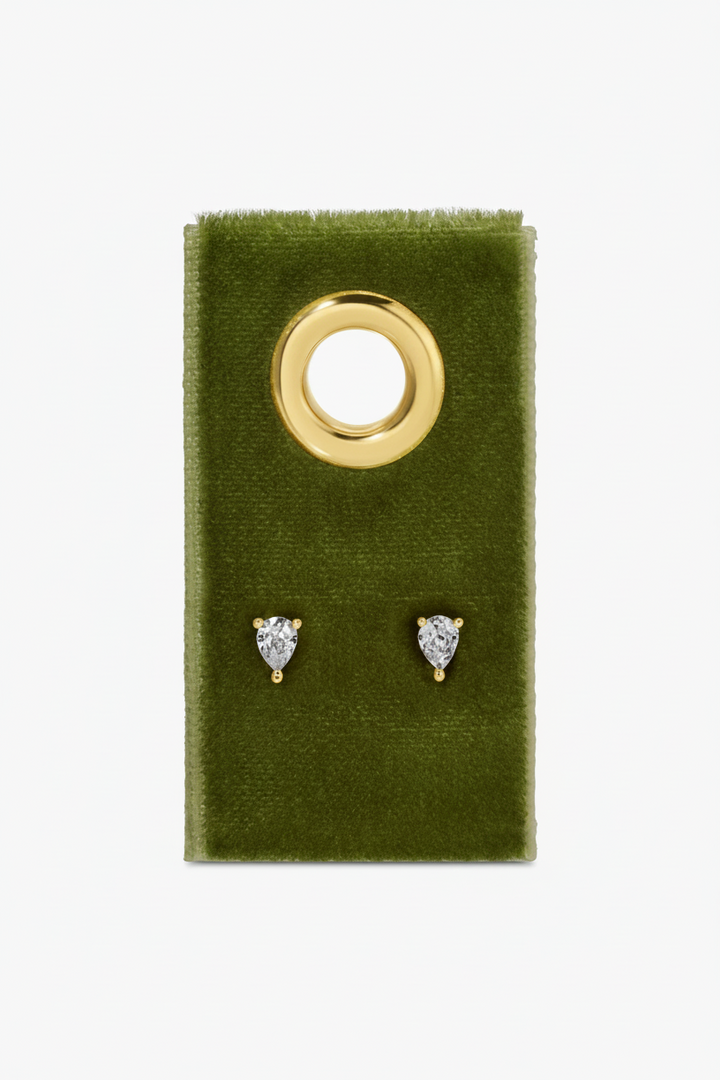 Minimalist Teardrop Studs
