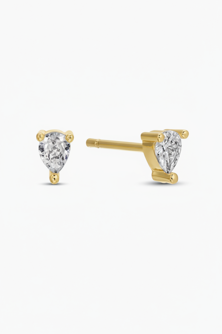 Minimalist Teardrop Studs