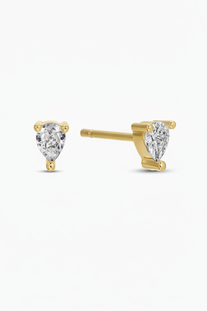 Minimalist Teardrop Studs