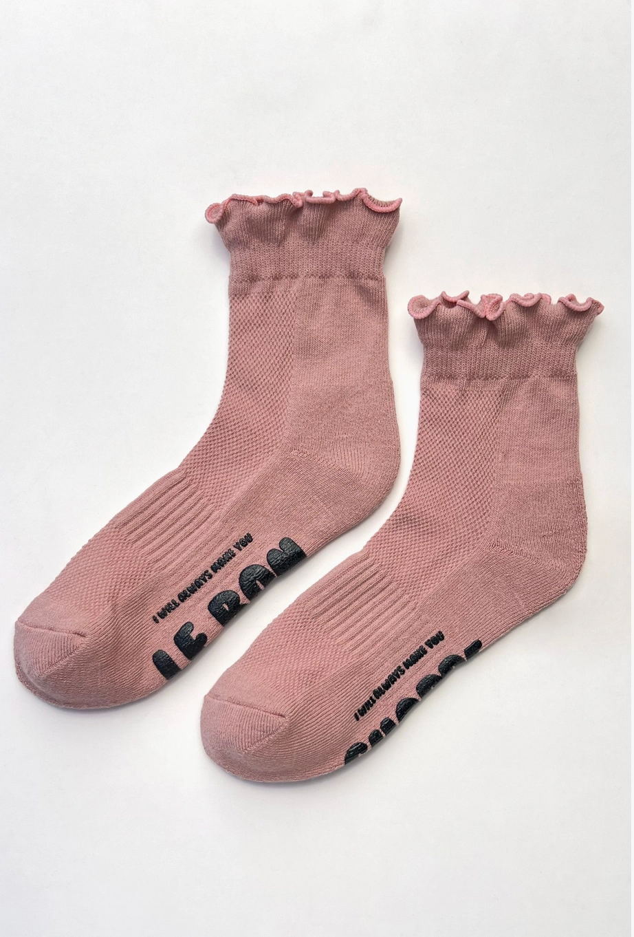 Ruffled Hugger Crew Socks