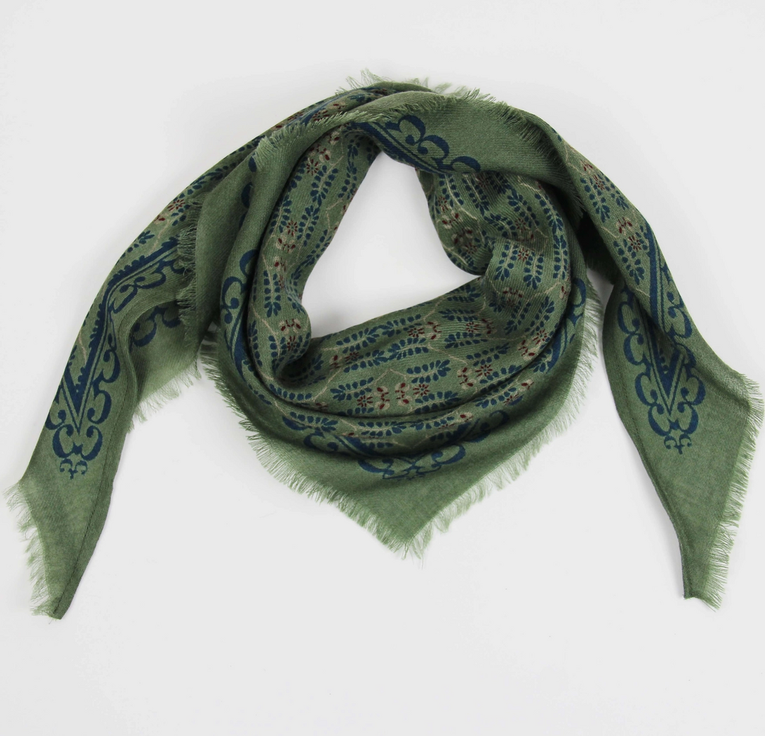 Delta Celeste Scarf • Green