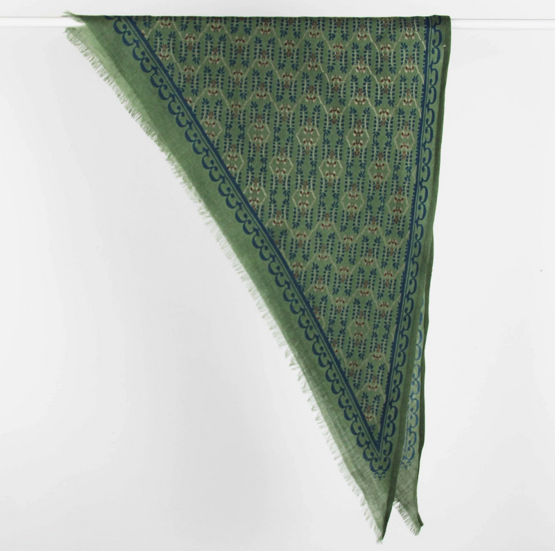 Delta Celeste Scarf • Green
