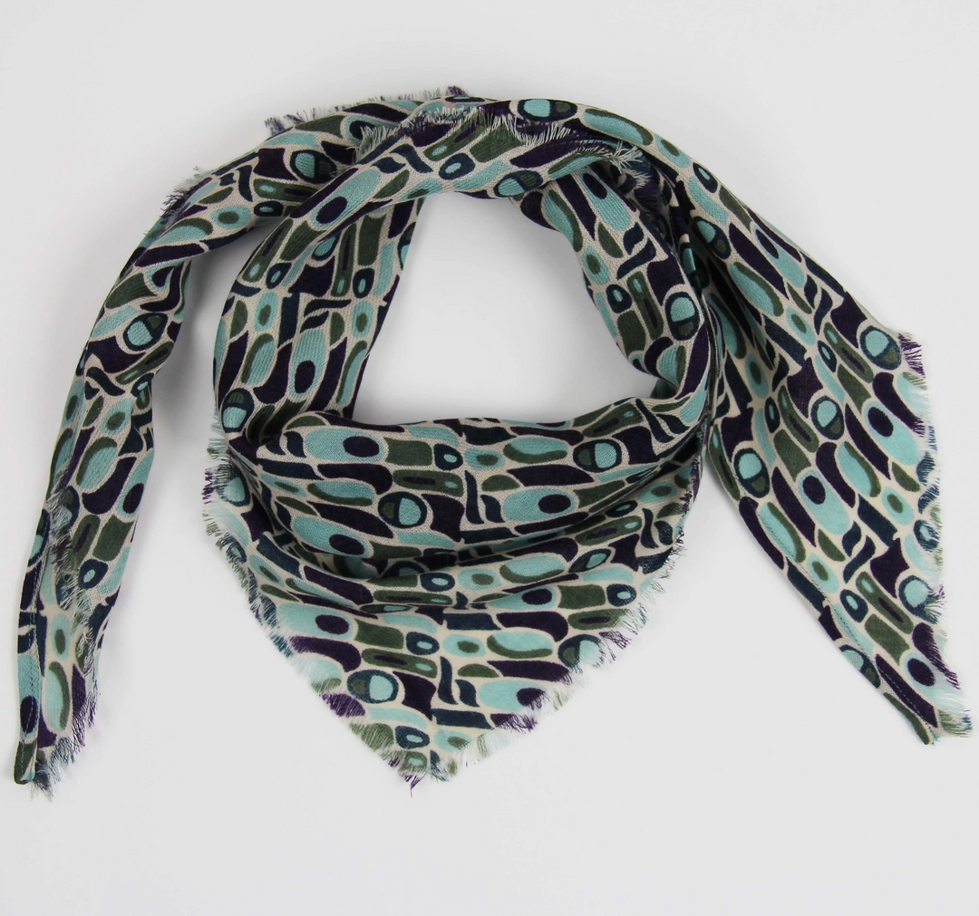 Delta Impulse Scarf • Blue