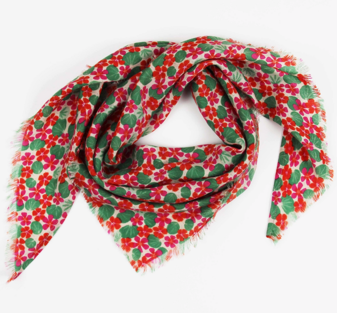 Delta Florilège Scarf • Fuchsia