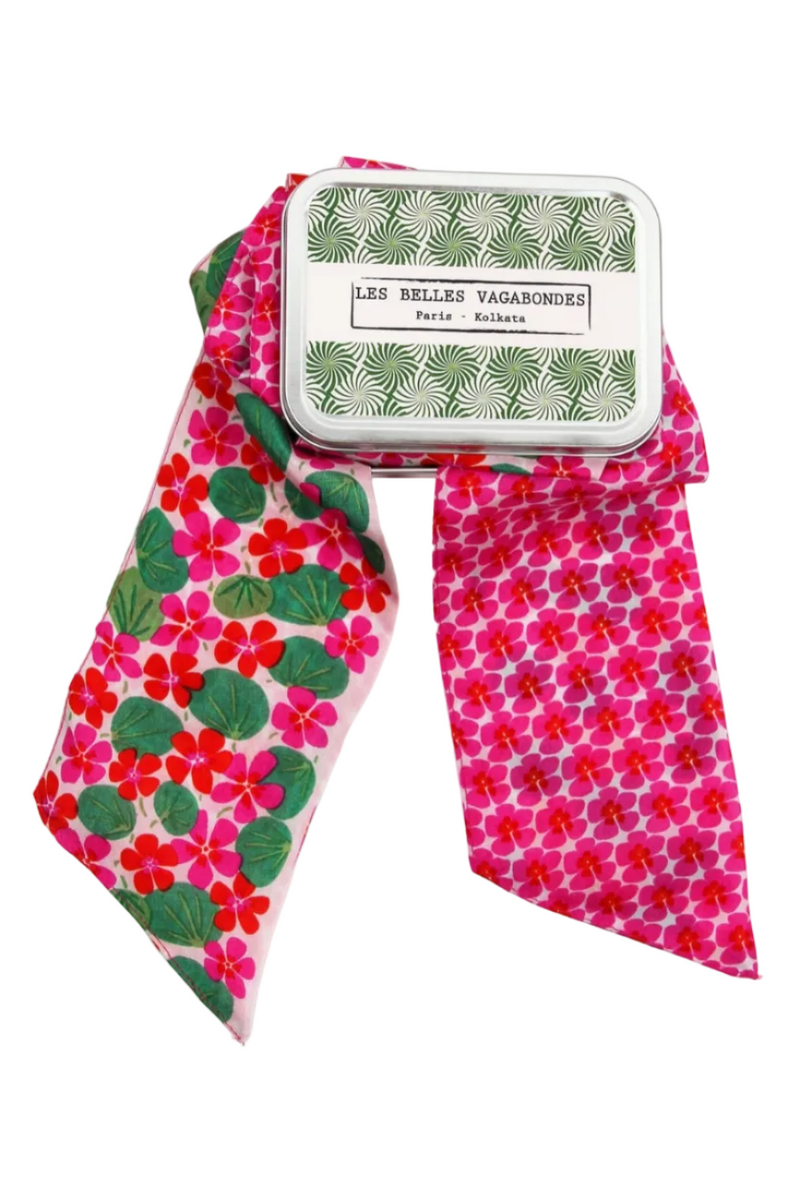 Petal Headband Scarf • Fuchsia