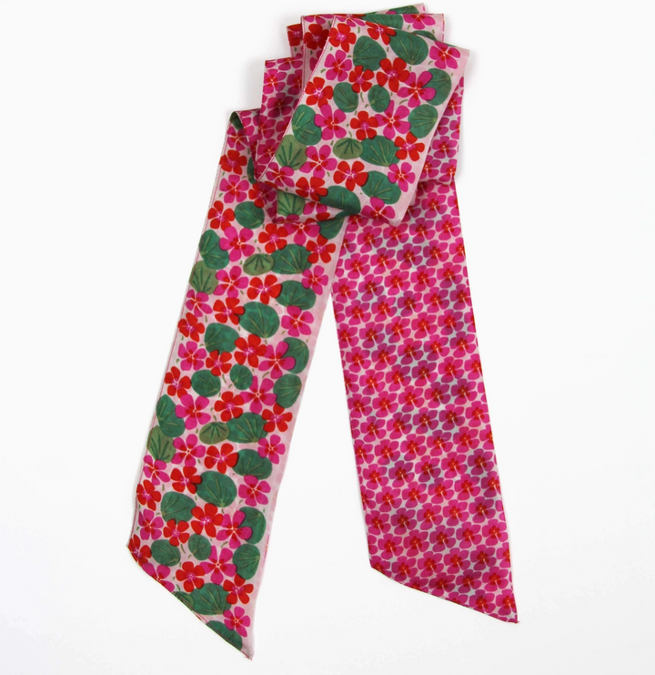 Petal Headband Scarf • Fuchsia