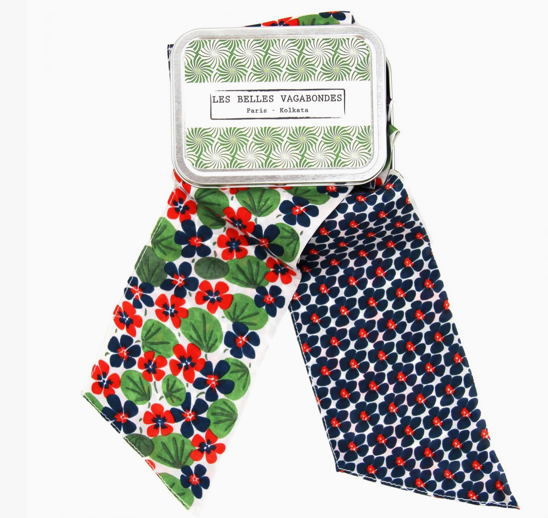Petal Headband Scarf • Marine