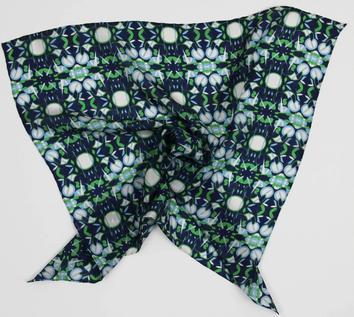 Mini Ephemeral Scarf • Navy Green