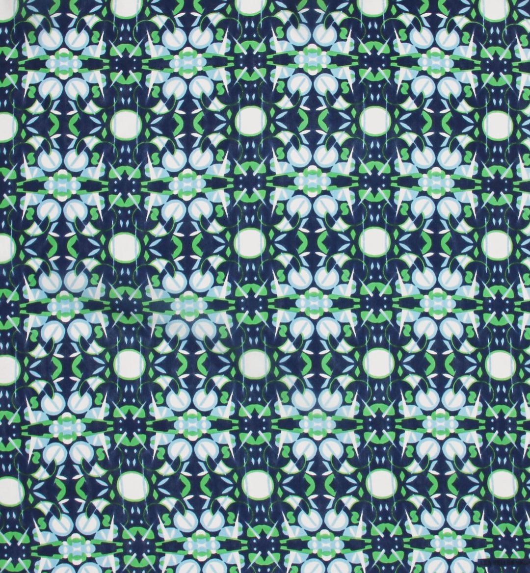 Mini Ephemeral Scarf • Navy Green