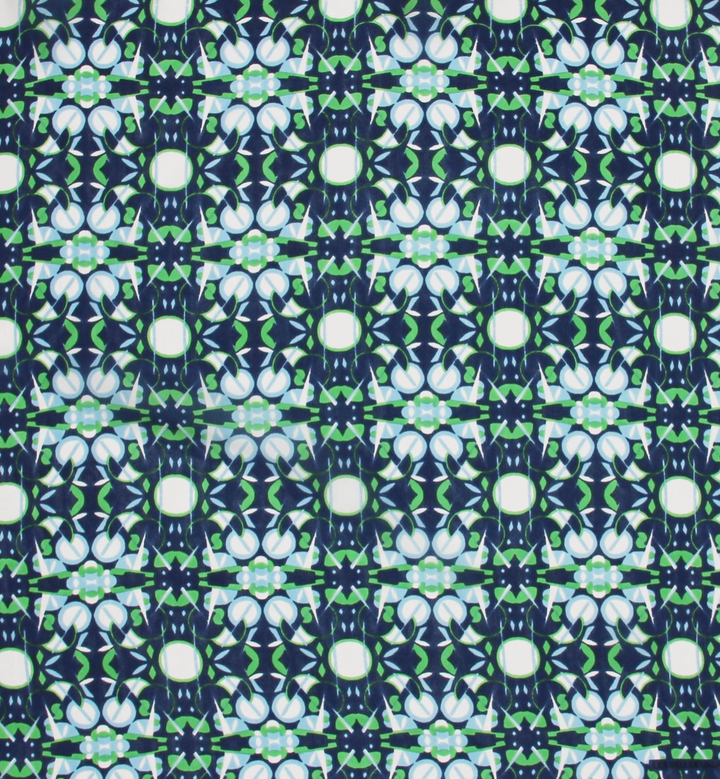 Mini Ephemeral Scarf • Navy Green