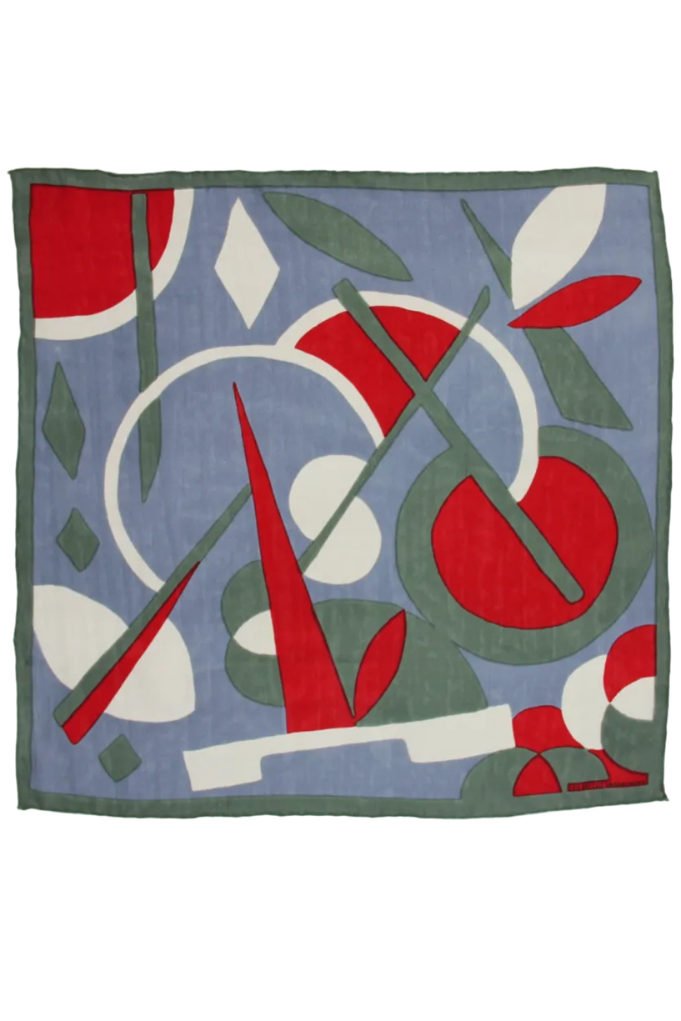 Mini Clock Scarf • Red