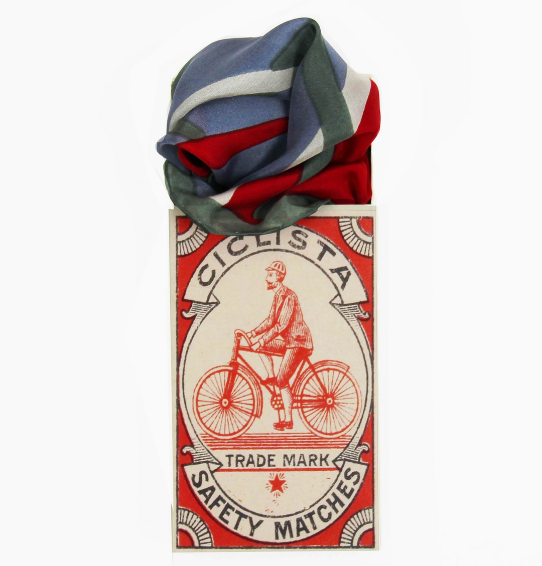Mini Clock Scarf • Red