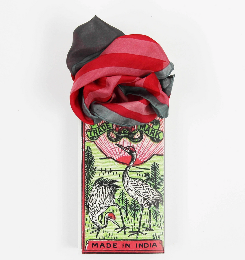Mini Luna Park Scarf • Red