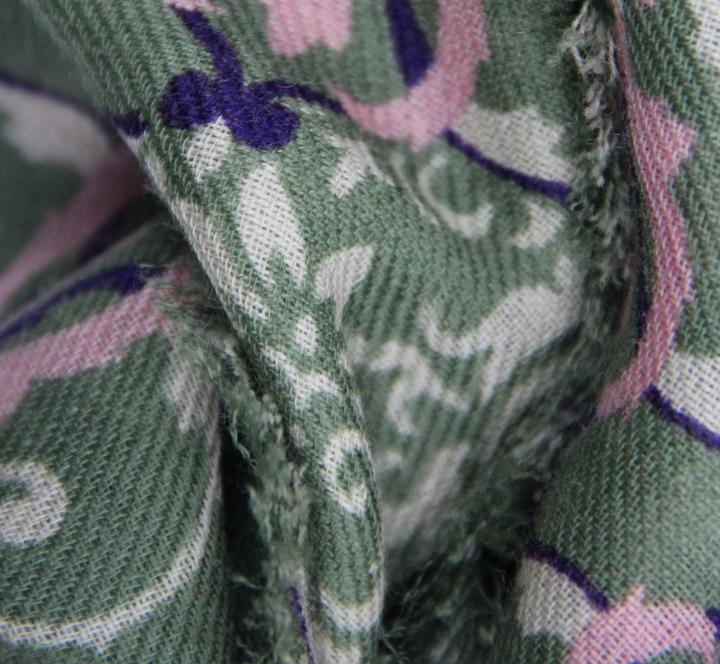 Venice Square Wool Scarf • Khaki