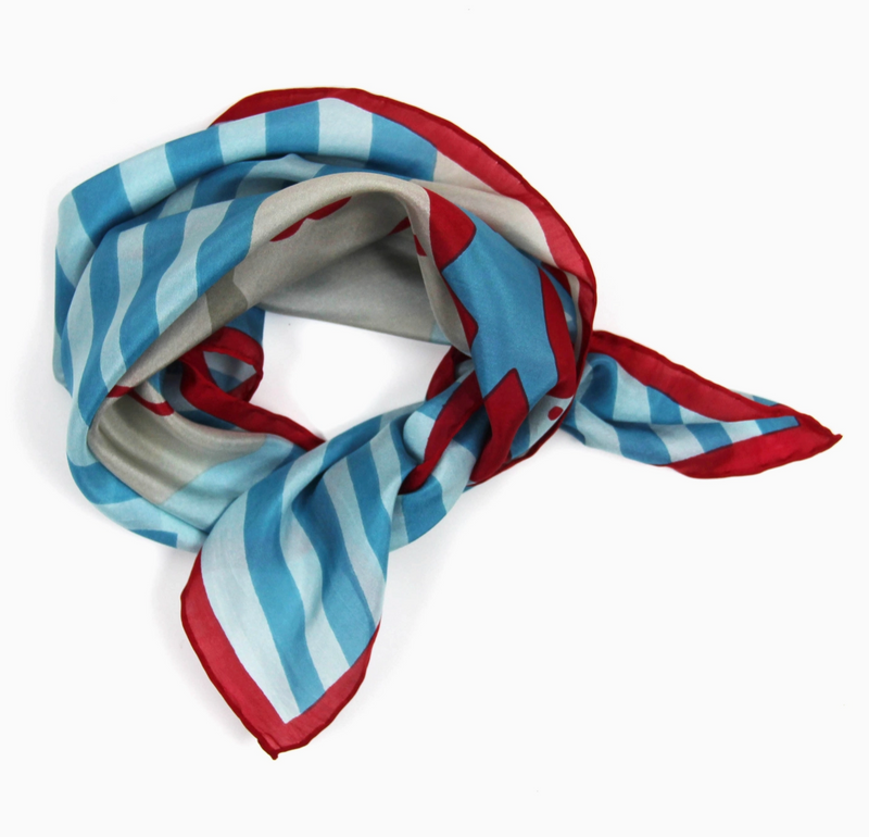 Mini Luna Park Scarf • Turquoise