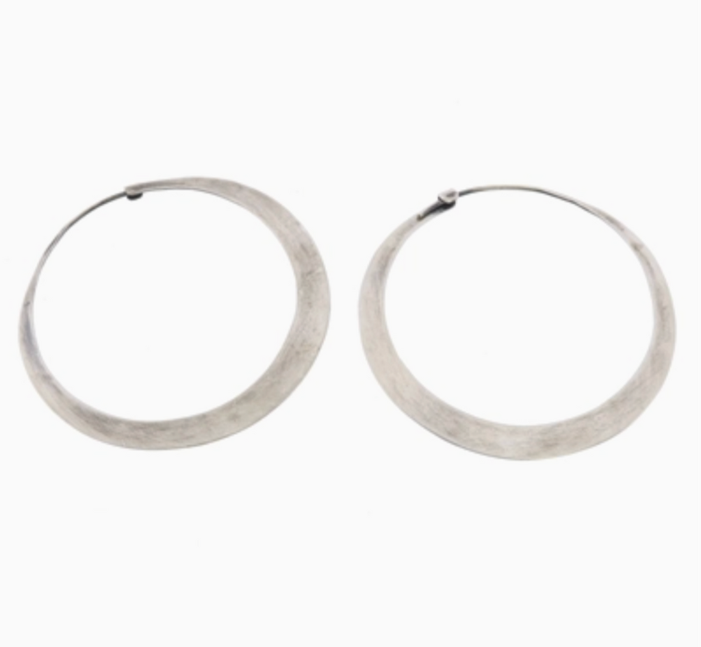 Flat Hoop Earrings