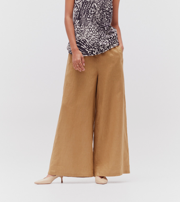 Long Line Linen Pant