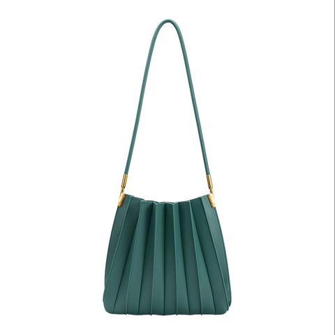 Carrie Pleated Shoulder Bag