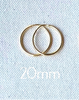 Gold Filled Endless Hoops