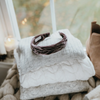 Velvet Braided Headband • Vintage Mauve