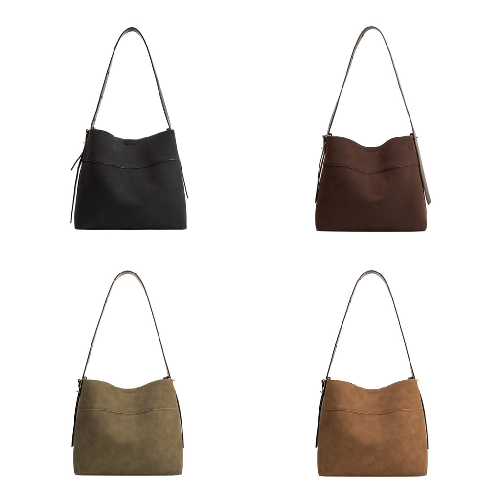 Stormie Suede Tote Bag