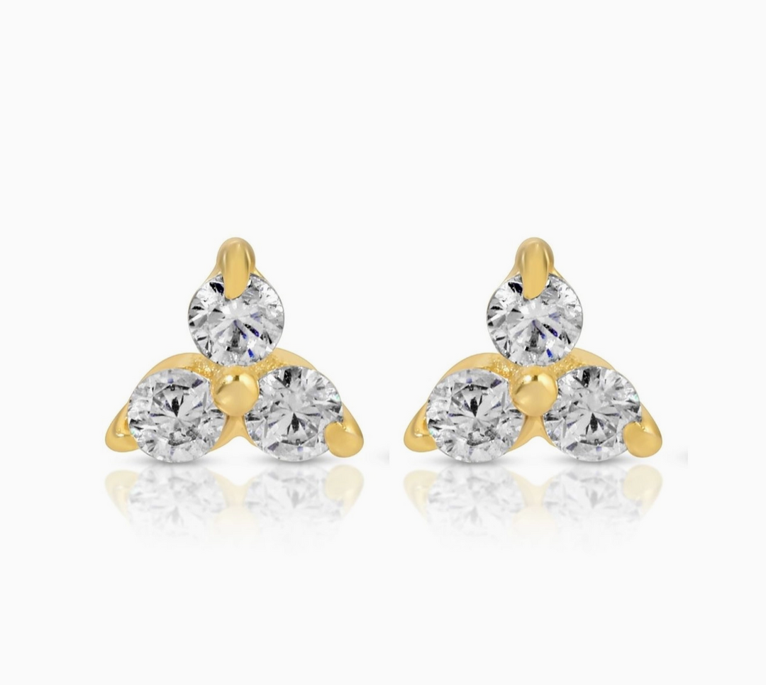 Trio Cluster Studs