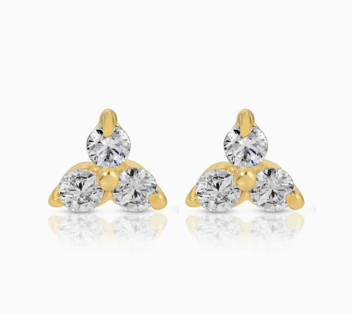 Trio Cluster Studs