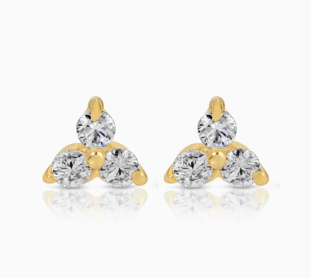 Trio Cluster Studs