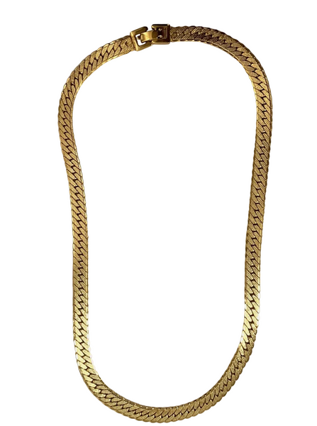 Vintage Monet Herringbone Chain 16”