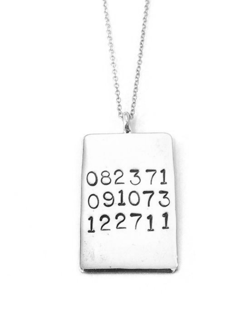 25mm Rectangle Dates