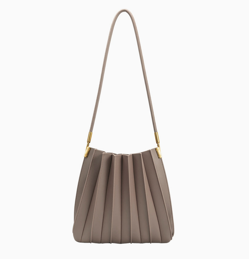 Carrie Pleated Shoulder Bag