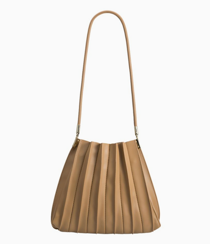 Carrie Pleated Shoulder Bag