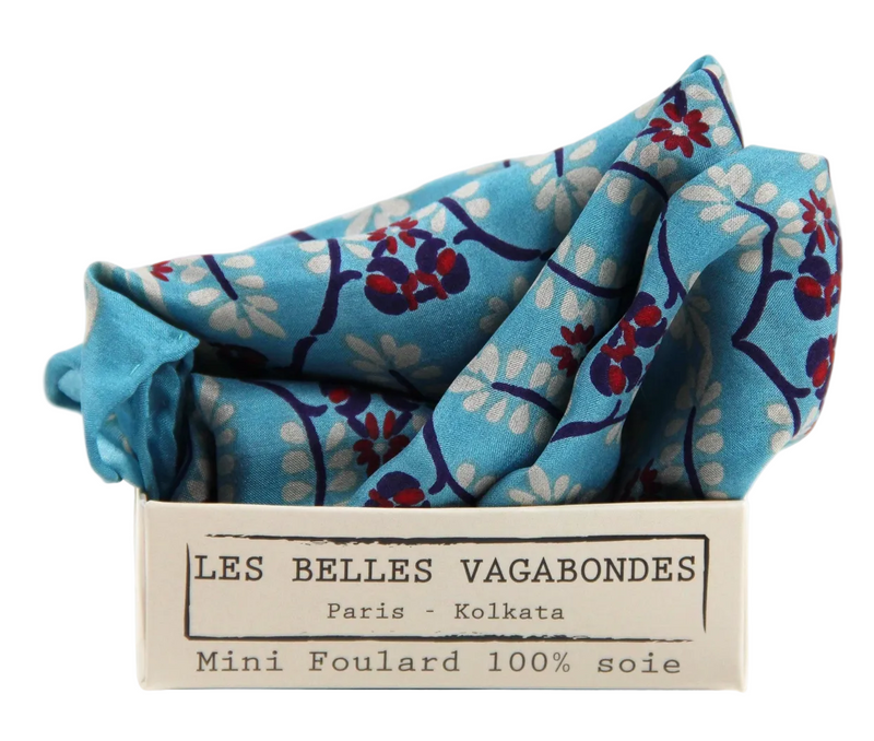 Mini Albertine Scarf • Turquoise