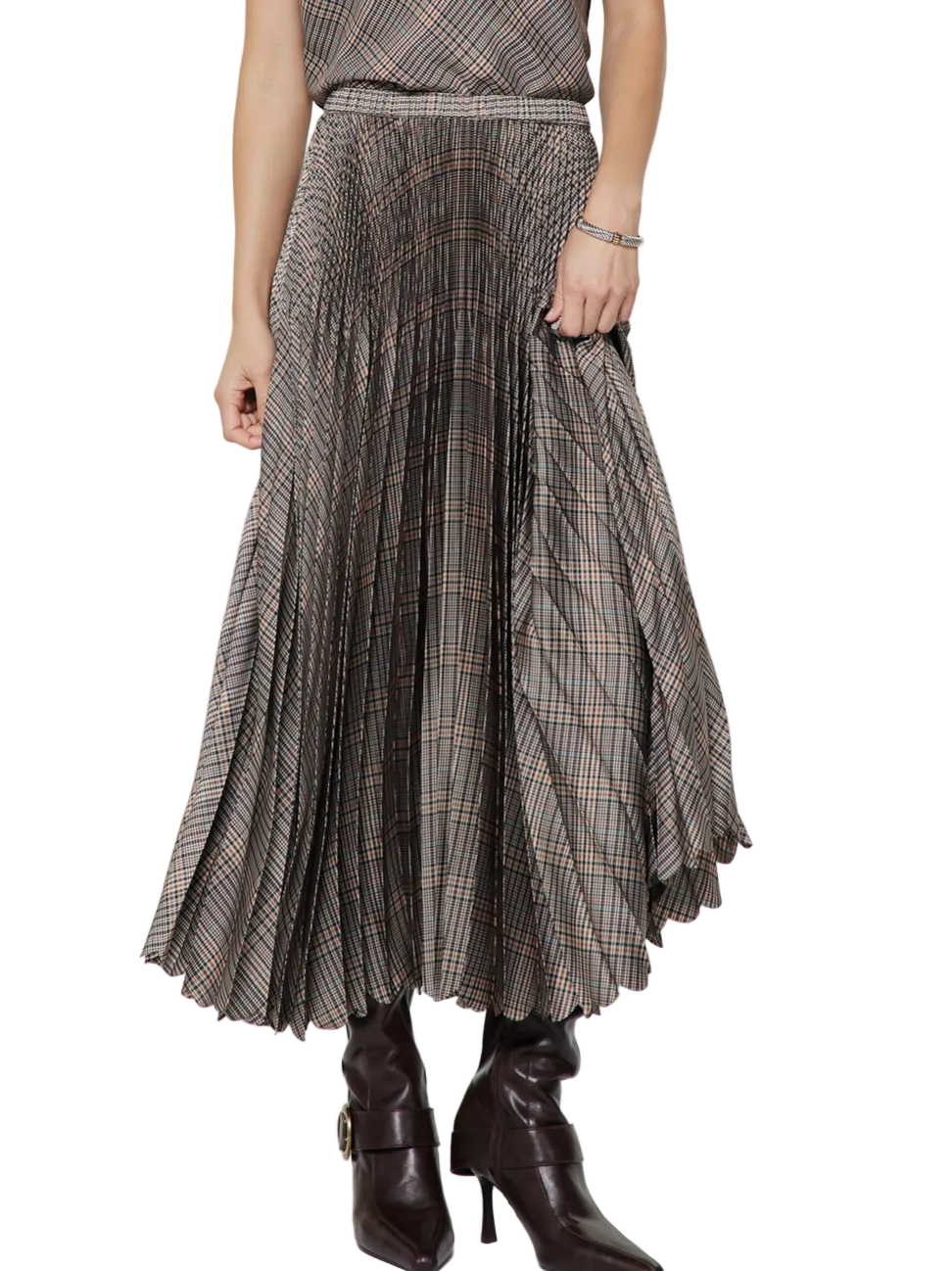 Caro Pleated Skirt