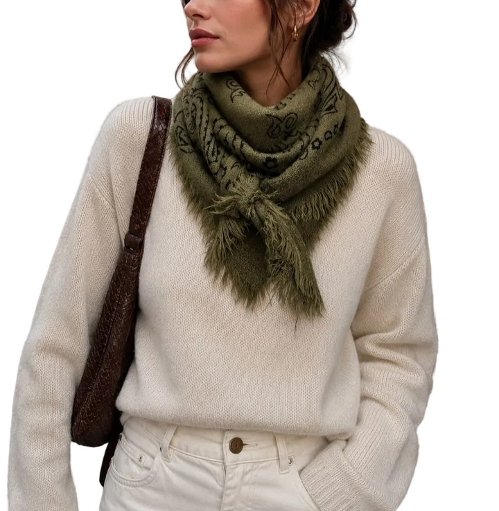 Paisley Wool Scarf