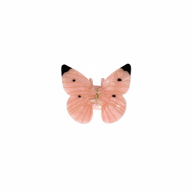Cabbage Butterfly Hair Claw • Pink