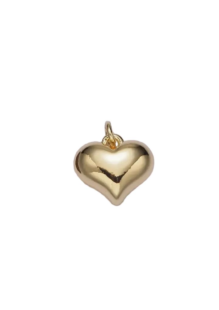 Chubby Puffy Heart Charm