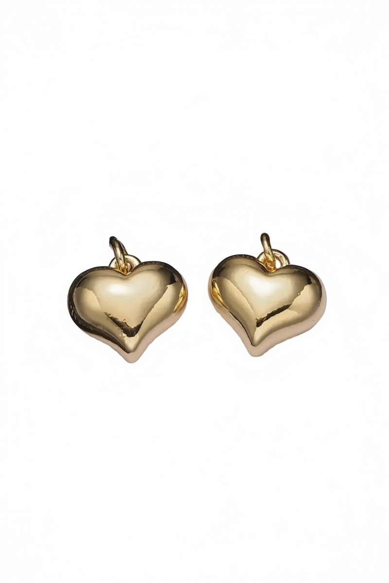 Chubby Puffy Heart Charm