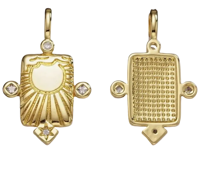 Sun Ray + Star Pendant