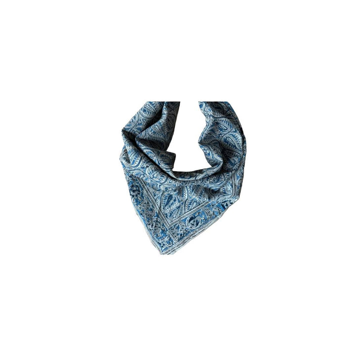 Square Bandana • Blue Acanthus