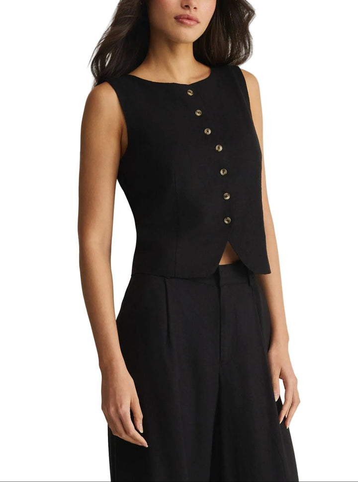 Roman Linen Vest