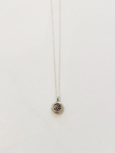 Om Charm Necklace • Silver