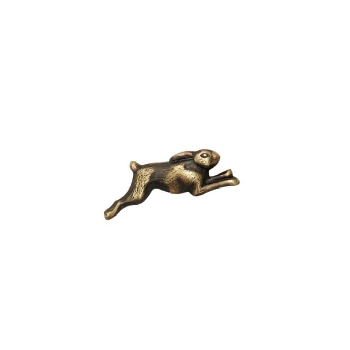 Brass Victorian Rabbit Brooch