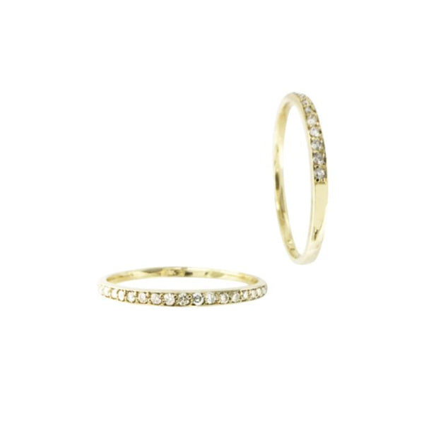 14k Keep-It-Classic Pave Band