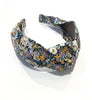 Liberty Knot Headband • Baby Blue Daisies