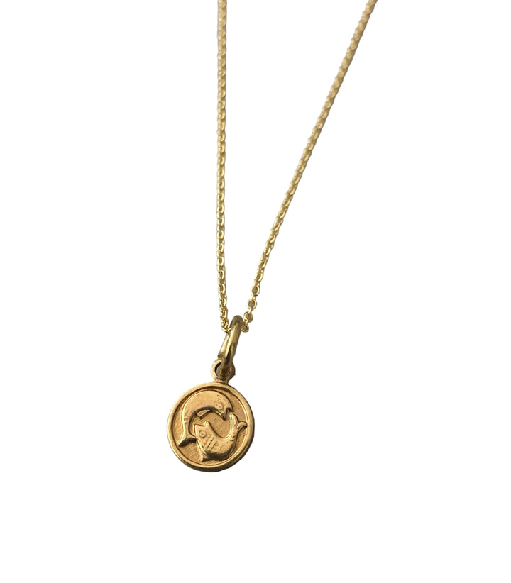 8mm Round Zodiac Charms