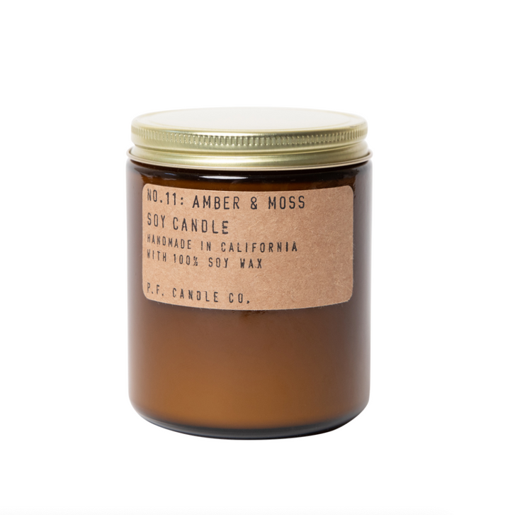 Amber & Moss Soy Candle