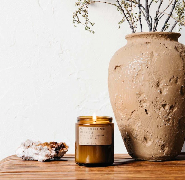 Amber & Moss Soy Candle